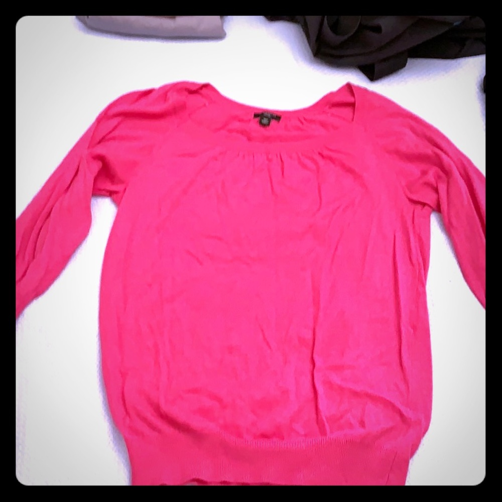 Ann Taylor Petite 3/4 Sleeve Knit Top